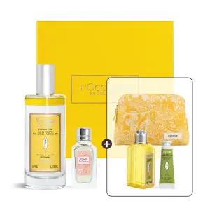 [록시땅](강남점)[기프트] 리미티드 시트러스 버베나 오 드 뚜왈렛 알코올-프리 100ml 세트