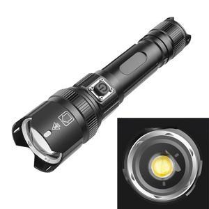 LED P99 충전식 후레쉬 x100 서치라이트 랜턴 줌 손전등 야외