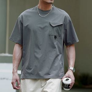 기능성 반팔티셔츠 냉감 우븐스판 흡습속건 골프 등산 쿨웨어 4컬러