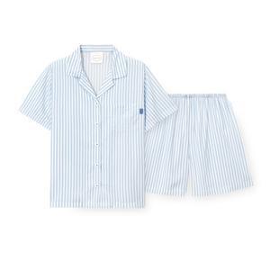 여성 D107 씨엘블루 반소매 상하