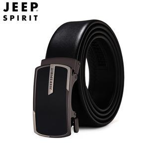 JEEP SPIRIT 남성용 소가죽 버클 벨트 비즈니스 캐주얼 벨트