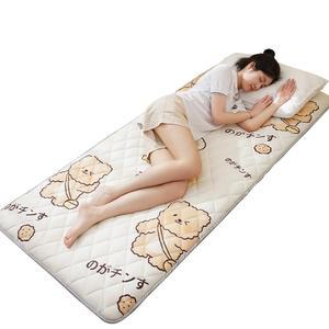 매트 토퍼 1인용 6cm 50x100cm 휴대용 학생 데이베드 회색 그레이 멀티