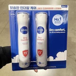 니베아 데오드란트 스프레이 드라이콤포트 200ml x 2개 tx56411