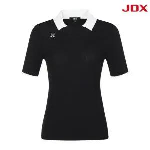 [제이디엑스]JDX 세이브존07 여성 골지 배색 풀오버 X1SPV7331BK (S38315085)