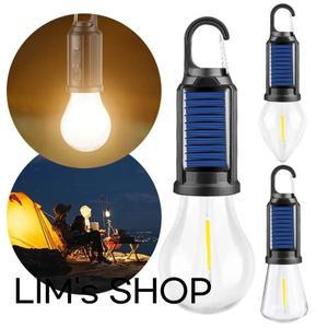 태양 전원 LED 캠핑 램프 USB 충전 조명 랜턴 방수 휴대용 100L