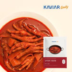 캐비아데일리 납작당면 국물닭발 600g 1팩