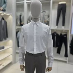 [앤드지]코튼 블랜드 사방스판 소재 사계절용 슬림 핏 드레스 셔츠BZF5WD1102WT1_SH