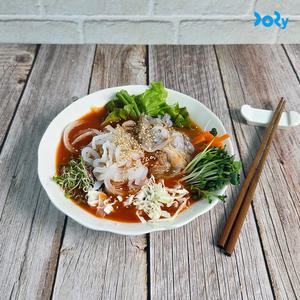 [도리마켓] 여름철 별미 한치 물회 2인세트 (몸통살 200g+다리살 200g+육수1팩) 드라이 아이스 포장