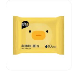 아임e 휴대용 미니 물티슈 10매 20개