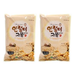 우리보리 인절미 고물 콩가루, 500g, 2개