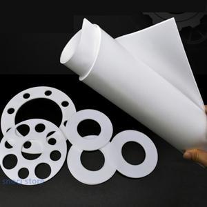 PTFE 플라스틱 시트  크기 200X200mm 가스켓 및 DIY 공예용 성형 가능 PTFE 보드  1mm 2mm 3mm 4mm 5mm