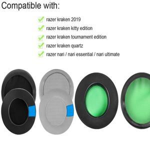 Razer Nari Ultimate Essential Kraken Kitty 토너먼트 에디션 헤드셋 이어 커버용  냉각 젤 패드