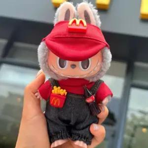 [8월13일출고예정] 라부부 인형 옷 (아르바이트) 17cm 전용 키링 옷입히기 가방 꾸미기 소품