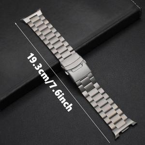 갤럭시 워치 8 클래식 46mm 메탈 스트랩남성용 티타늄 밴드 액세서리