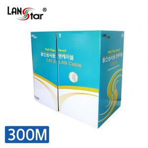 (GC) 라인업시스템 랜스타 CAT.6 UTP 제작형 랜케이블 그레이 300m LS-6UTP-300MG