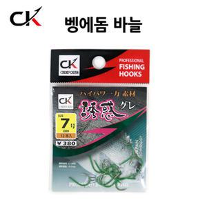 CK레포츠 유혹 구레 벵에돔바늘 (녹색) /바다낚시바늘