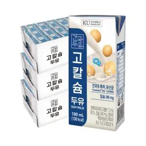 건국유업 건국두유 고칼슘 두유 190ml 72팩
