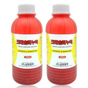크레솔비누액 200ml 2개 크레졸 비누액