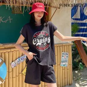 [핑크시슬리] 20%빅세일! 휴가철 시원하게 입기좋은! 셋업/휴가룩/원피스/트레이닝/원마일웨어/F~빅