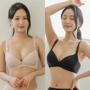 판도라by비비안 노와이어 몰드 누디 브라 PBR7135V
