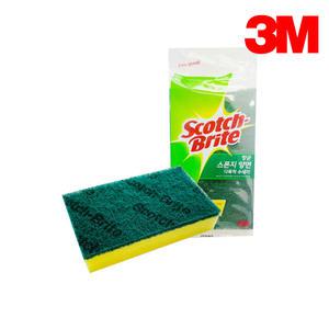 3M수세미 SL-135(SL135) 대형 항균스펀지수세미 1입