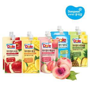 [동원]Dole 워터젤리 130ml x10개 복숭아/사과/망고/청포도