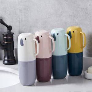 (본품) 여행용 칫솔 보관 휴대용 양치 컵 케이스/칫솔통/휴대용칫솔케이스