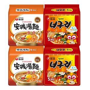 안성탕면 10봉 + 너구리 10봉