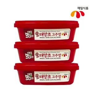[매일식품] 맛있게 매운 辛 태양초 고추장 170g 3개