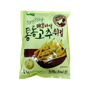 (무)(냉동)매콤바삭통통고추튀김(세진 1kg)X10개
