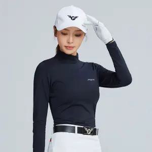 PGR골프 파크골프웨어 여성 기모 이너 긴팔티셔츠 GT-4298 이너티