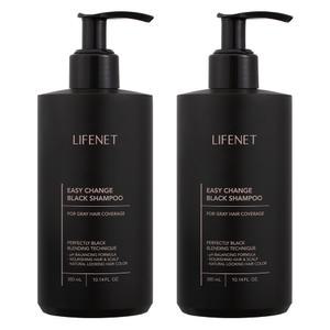 [유통기한 임박] 라이프넷 이지 체인지 블랙 샴푸, 300ml, 2개