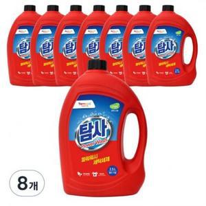탐사 파워워시 액체세제, 2.5L, 8개 one option