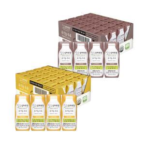상하목장 유기농 바나나우유, 125ml, 24개 + 유기농 코코아우유, 125ml, 24개