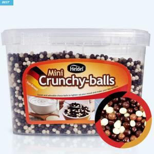 하이델초코룹스 미니크런치볼 1.1kg 초코링 그릭요거트토핑 커플초콜릿