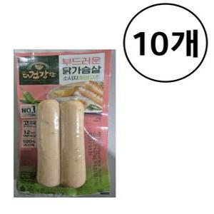CJ 더건강한 닭가슴살 소시지 청양고추 120g X 10개