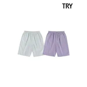 [하프클럽/TRY]여성 시어서커 5부 팬츠