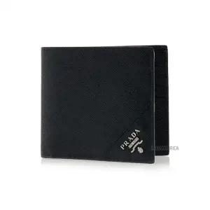 [라벨루쏘]  FW24 남성 사피아노 로고 반지갑 2MO513 QME F0002