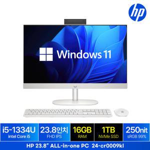 24-CR0009KL WIN11 16GB램 (SSD 1TB) 24인치 일체형 PC 올인원 데스크탑 사무용 업무용 가성비 PC 본체