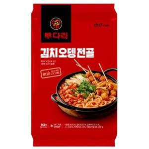 투다리 김치우동전골 653g 1팩+1팩