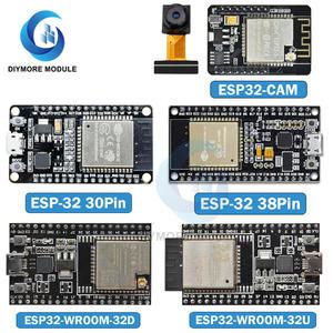 ESP-32 ESP-CAM CH340 개발 보드 무선 와이파이 원격 제어 블루투스 듀얼 코어 CP2102 필터 전원 관리 모듈