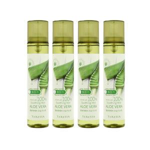 테르시아 알로에 베라 수딩 미스트120ml X 4개+물티슈 /벤조페논X/형광증백제X /27년02월까지
