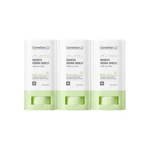 센텔리안24 마데카 더마쉴드 세이프 선스틱 18g 3개(SPF50+ PA++++) 24H 촉촉 쿨링효