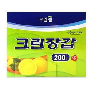 크린 위생장갑 일회용 요리 주방 비닐장갑 200매