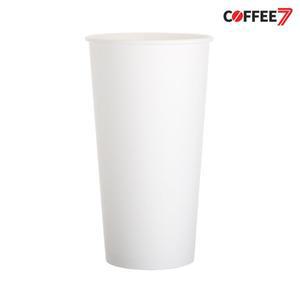커피세븐 (종이컵) 650ml(22온스)-무지 1000개/1박스