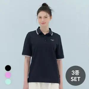 [3종 세트] 테디크루 데일리 여성 PK 티셔츠 (T26W-3)