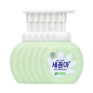 온더바디 세꼼마 버블 항균 핸드워시 250ml 그린허브 6개