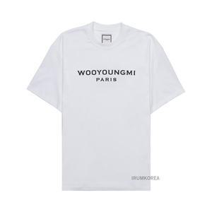 [우영미](김해점)[WOOYOUNGMI] SS25 남성 프론트 로고 티셔츠 W251TS01 714W