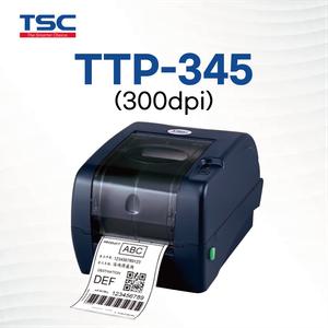 TSC TTP-345 (300dpi) 감열 열전사 바코드 라벨 프린터기 무료원격설치