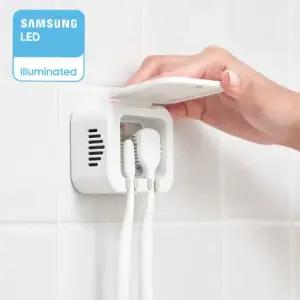 프리쉐 삼성전자 UV-C LED 2구 무선 히팅 바람 건조 칫솔살균기